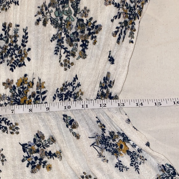 Lucky Brand Floral Open Shoulder Blouse - Picture 13 of 16